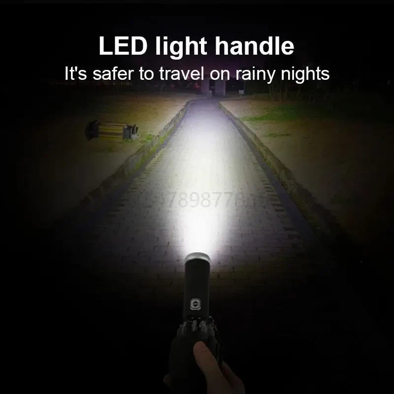 Reflective LED Automatic Umbrella