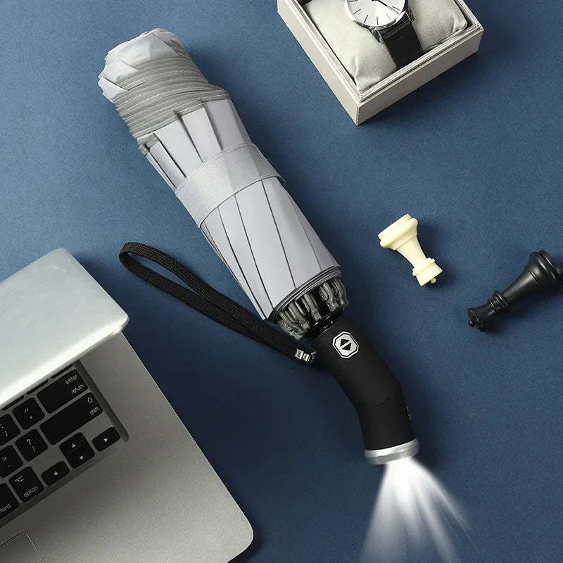 Reflective LED Automatic Umbrella