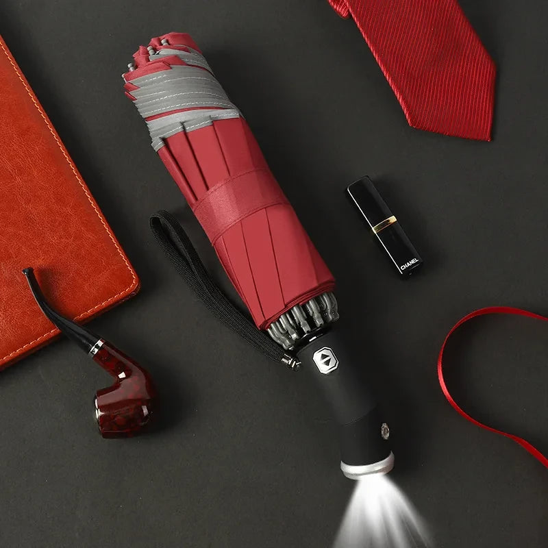 Reflective LED Automatic Umbrella